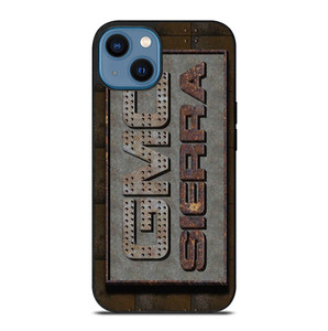 GMC SIERRA RUSTY METAL LOGO iPhone 14 Case Cover