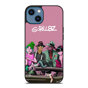 GORILLAZ BAND PINK iPhone 14 Case Cover GORILLAZ BAND PINK iPhone 14 Case Cover