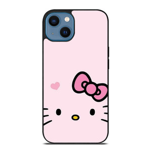 HELLO KITTY FLAT ART PINK iPhone 14 Case Cover
