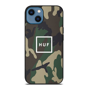 HUF ARMY CAMO LOGO iPhone 14 Case Cover HUF ARMY CAMO LOGO iPhone 14 Case Cover