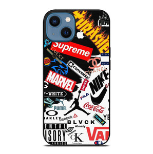 HYPE BEAST FASHION BRAND LOGO COLLAGE iPhone 14 Case Cover HYPE BEAST FASHION BRAND LOGO COLLAGE iPhone 14 Case Cover
