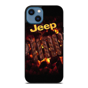 JEEP BURNING LOGO iPhone 14 Case Cover JEEP BURNING LOGO iPhone 14 Case Cover