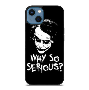 JOKER WHY SO SERIOUS ILLUSTRATION ART iPhone 14 Case Cover