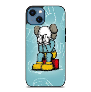 KAWS BLUE ART iPhone 14 Case Cover KAWS BLUE ART iPhone 14 Case Cover