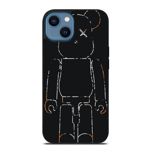 KAWS ROBOT LINE ART iPhone 14 Case Cover KAWS ROBOT LINE ART iPhone 14 Case Cover