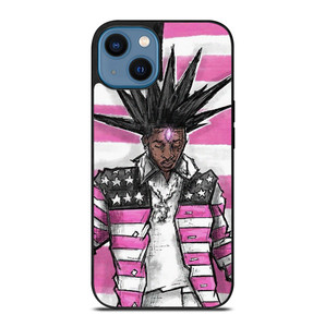 LIL UZI VERT RAPPER PINK TAPE iPhone 14 Case Cover