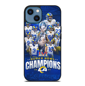 LOS ANGELES RAMS NFL CHAMPIONS 2021 iPhone 14 Case Cover