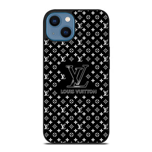 LOUIS VUITTON LV BLACK LOGO iPhone 14 Case Cover LOUIS VUITTON LV BLACK LOGO iPhone 14 Case Cover