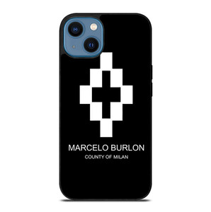 MARCELO BURLON MILAN LOGO iPhone 14 Case Cover