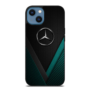MERCEDES BENZ CARBON EMBLEM iPhone 14 Case Cover