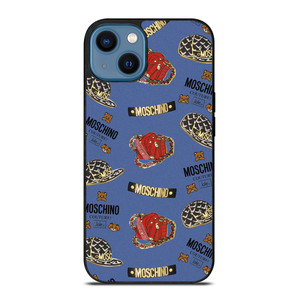MOSCHINO COUTURE BEAR PATTERN iPhone 14 Case Cover MOSCHINO COUTURE BEAR PATTERN iPhone 14 Case Cover
