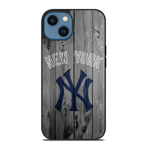 NEW YORK YANKEES WOODEN LOGO iPhone 14 Case Cover NEW YORK YANKEES WOODEN LOGO iPhone 14 Case Cover