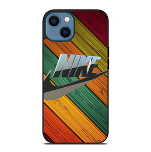 NIKE 3D WOOD LOGO iPhone 14 Case Cover NIKE 3D WOOD LOGO iPhone 14 Case Cover