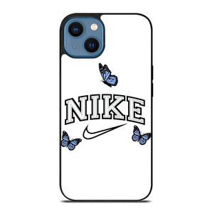 NIKE LOGO CUTE BUTTERFLY iPhone 14 Case Cover