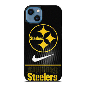 PITTSBURGH STEELERS CARBON NIKE iPhone 14 Case Cover PITTSBURGH STEELERS CARBON NIKE iPhone 14 Case Cover