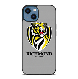 RICHMOND TIGERS FOOTBALL LOGO 1885 iPhone 14 Case Cover RICHMOND TIGERS FOOTBALL LOGO 1885 iPhone 14 Case Cover