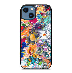 SHINY POKEMON ANIME COLLAGE iPhone 14 Case Cover SHINY POKEMON ANIME COLLAGE iPhone 14 Case Cover