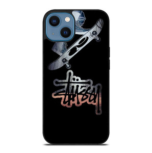 STUSSY SKATEBOARD LOGO iPhone 14 Case Cover STUSSY SKATEBOARD LOGO iPhone 14 Case Cover