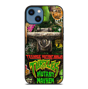 TEENAGE MUTANT NINJA TURTLES MAYHEM SKATEBOARD iPhone 14 Case Cover
