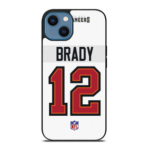 TOM BRADY TAMPA BAY BUCCANEERS WHITE KIT iPhone 14 Case Cover