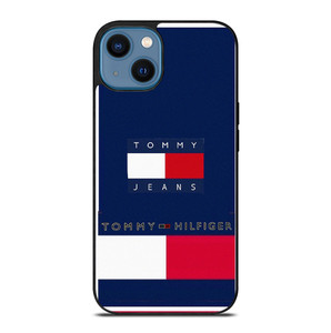 TOMMY HILFIGER JEANS LABEL iPhone 14 Case Cover TOMMY HILFIGER JEANS LABEL iPhone 14 Case Cover