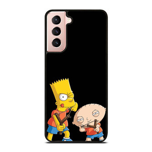 BART SIMPSONS AND GRIFFIN FAMILY GUY Samsung Galaxy S21 Case Cover BART SIMPSONS AND GRIFFIN FAMILY GUY Samsung Galaxy S21 Case Cover