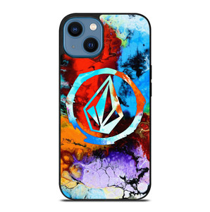 VOLCOM ABSTRACT LOGO iPhone 14 Case Cover VOLCOM ABSTRACT LOGO iPhone 14 Case Cover