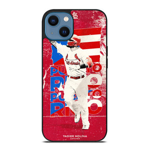YADIER MOLINA SAINT LOUIS CARDINALS MLB iPhone 14 Case Cover YADIER MOLINA SAINT LOUIS CARDINALS MLB iPhone 14 Case Cover
