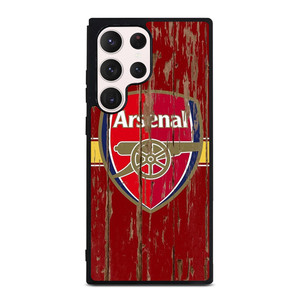 ARSENAL FC RETRO WOOD LOGO Samsung Galaxy S23 Ultra Case Cover