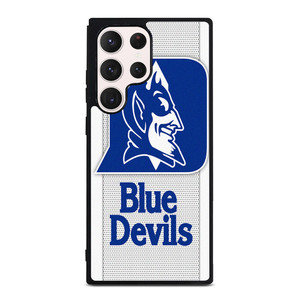 DUKE BLUE DEVILS WHITE EMBLEM Samsung Galaxy S23 Ultra Case Cover