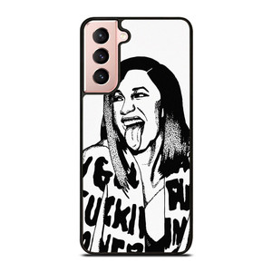 CARDI B CARTOON ILLUSTRATION Samsung Galaxy S21 Case Cover CARDI B CARTOON ILLUSTRATION Samsung Galaxy S21 Case Cover