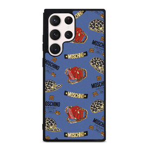 MOSCHINO COUTURE BEAR PATTERN Samsung Galaxy S23 Ultra Case Cover MOSCHINO COUTURE BEAR PATTERN Samsung Galaxy S23 Ultra Case Cover