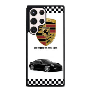 PORSCHE 911 CHECKERED EMBLEM Samsung Galaxy S23 Ultra Case Cover PORSCHE 911 CHECKERED EMBLEM Samsung Galaxy S23 Ultra Case Cover