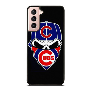 CHICAGO CUBS SKULL Samsung Galaxy S21 Case Cover CHICAGO CUBS SKULL Samsung Galaxy S21 Case Cover