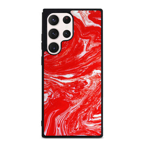 RED LIQUID TEXTURE Samsung Galaxy S23 Ultra Case Cover