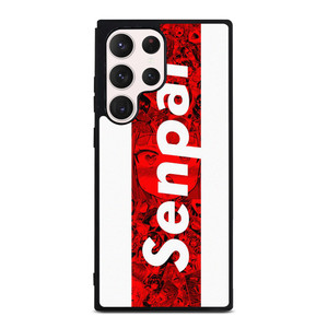 SENPAI ANIME STRIPE LOGO Samsung Galaxy S23 Ultra Case Cover