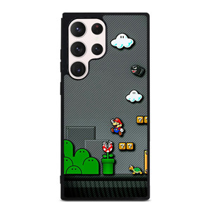 SUPER MARIO BROS CARBON GAMES Samsung Galaxy S23 Ultra Case Cover SUPER MARIO BROS CARBON GAMES Samsung Galaxy S23 Ultra Case Cover