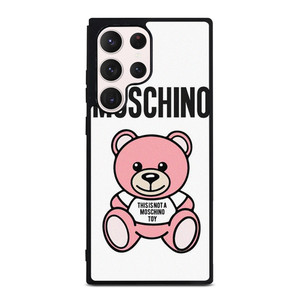 THIS IS NOT MOSCHINO TOY BEAR PINK Samsung Galaxy S23 Ultra Case Cover THIS IS NOT MOSCHINO TOY BEAR PINK Samsung Galaxy S23 Ultra Case Cover