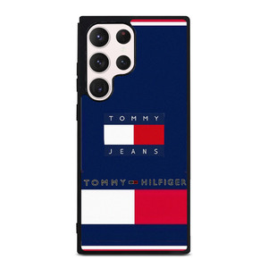 TOMMY HILFIGER JEANS LABEL Samsung Galaxy S23 Ultra Case Cover TOMMY HILFIGER JEANS LABEL Samsung Galaxy S23 Ultra Case Cover