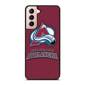 COLORADO AVALANCHE RED CARBON LOGO  Samsung Galaxy S21 Case Cover