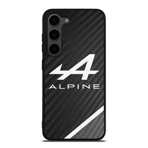 ALPINE AUTOMOBILES LOGO CARBON Samsung Galaxy S23 Plus Case Cover ALPINE AUTOMOBILES LOGO CARBON Samsung Galaxy S23 Plus Case Cover