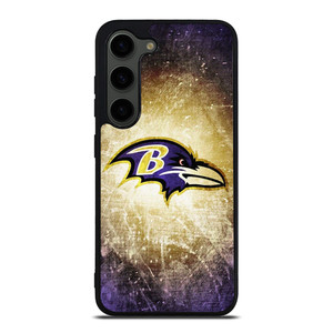 BALTIMORE RAVENS NFL METAL LOGO Samsung Galaxy S23 Plus Case Cover