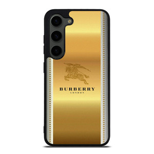 BURBERRY LONDON GOLD LOGO Samsung Galaxy S23 Plus Case Cover BURBERRY LONDON GOLD LOGO Samsung Galaxy S23 Plus Case Cover