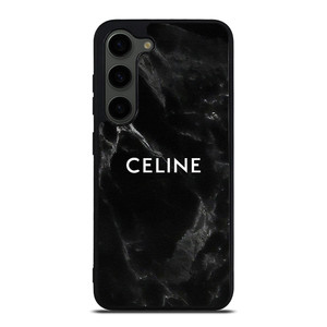CELINE BLACK LOGO Samsung Galaxy S23 Plus Case Cover