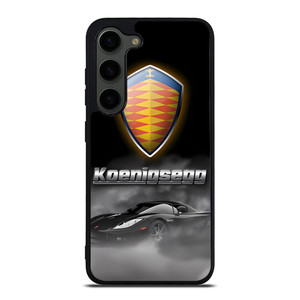 KOENIGSEGG SUPERCAR BLACK EMBLEM Samsung Galaxy S23 Plus Case Cover