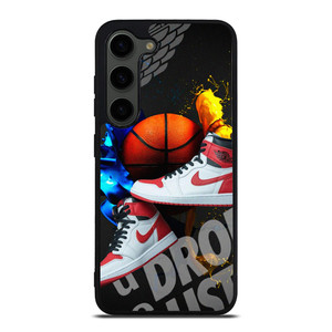 NIKE AIR JORDAN SPLASHED SNEAKERS Samsung Galaxy S23 Plus Case Cover NIKE AIR JORDAN SPLASHED SNEAKERS Samsung Galaxy S23 Plus Case Cover