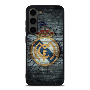 REAL MADRID FOOTBALL WOOD LOGO Samsung Galaxy S23 Plus Case Cover REAL MADRID FOOTBALL WOOD LOGO Samsung Galaxy S23 Plus Case Cover