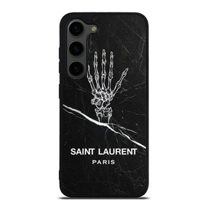 SAINT LAURENT PARIS SKELETON LOGO Samsung Galaxy S23 Plus Case Cover SAINT LAURENT PARIS SKELETON LOGO Samsung Galaxy S23 Plus Case Cover