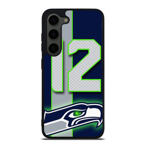 SEATTLE SEAHAWKS NFL 12 MAN LOGO Samsung Galaxy S23 Plus Case Cover SEATTLE SEAHAWKS NFL 12 MAN LOGO Samsung Galaxy S23 Plus Case Cover
