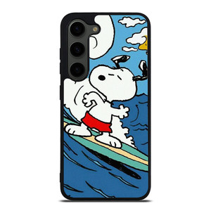 SNOOPY THE PEANUTS SURFING CARTOON Samsung Galaxy S23 Plus Case Cover